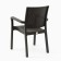 Set of garden furniture: 2 chairs + table, brown