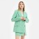 Jacket female double -breasted mist p. 46, green/white