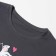 Homemade female set (T -shirt, trousers), graphite color, size 44 (s)