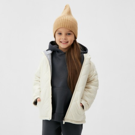 Children's jacket KAFTAN p. 34 (122-128 cm), milk-3