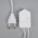 Garland “thread” 20 m, IP20, white thread, 200 LED, white glow, 8 modes, 220 V