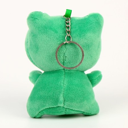 Soft toy "Frog" on the key fob, 11 cm, color mix-4