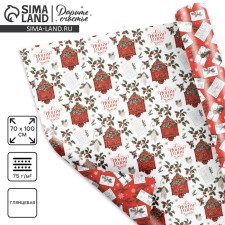 Paper packing glossy bilateral 