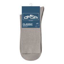Male socks Omsa Classic, size 45-47, color Grigio Chiaro