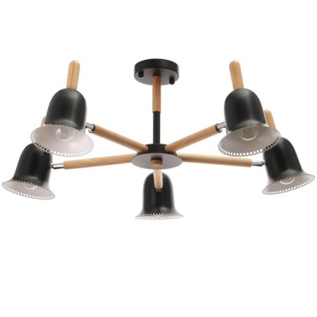 Chandelier 1049/5bk E27 60W black 80x80x50 cm Bayerlux