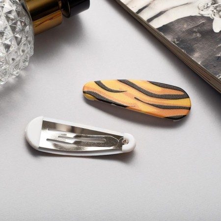 Invisible hair "Paula" (set 2 pcs) stripes, 5 cm-2