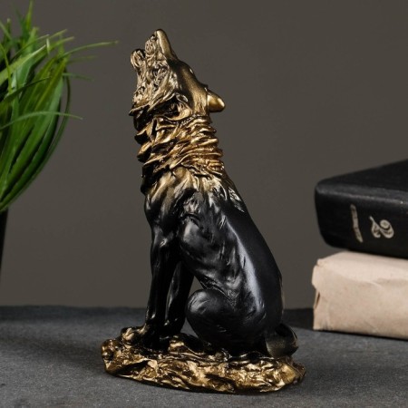 Figure "Wolf" bronze 11x18x7cm-2