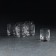 Set of glasses "Ideal", 6 pcs, 60 ml, crystal glass