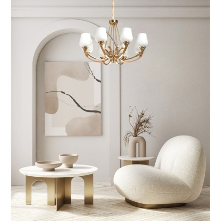 Palermo chandelier, size 80x110x80 cm, 320W 8xe27-5