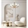 Palermo chandelier, size 80x110x80 cm, 320W 8xe27