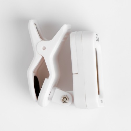 Music Life guitar tuner, clothespin, white-2