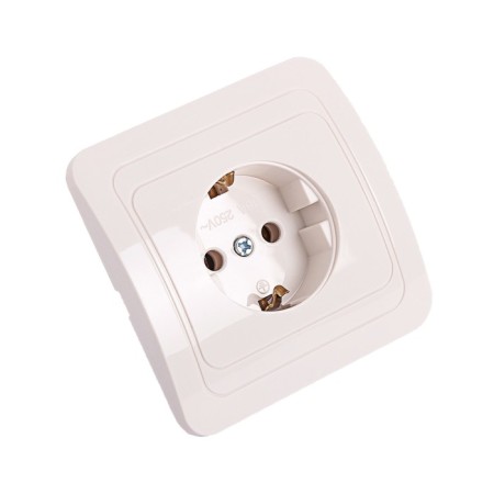 SmartBuy "Mars" socket, 16 a, with grounding, white