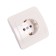 SmartBuy "Mars" socket, 16 a, with grounding, white