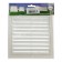 Ventilation grate "Vento" 1717uvr, 170x170 mm, reinforced, detachable, white