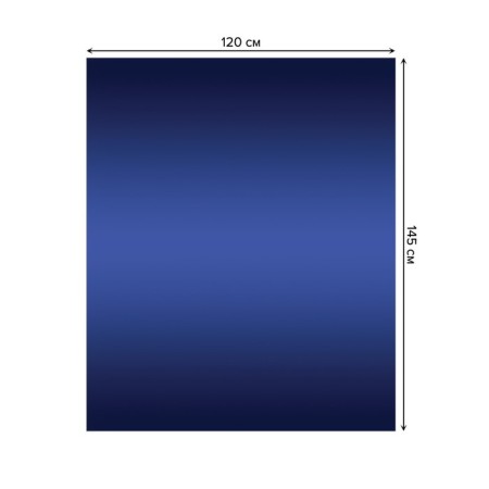 The tablecloth “Blue transfusion”, rectangular, Saten, size 120x145 cm-1