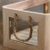 Italy, 32 × 22 × 14 cm storage basket, light wood color