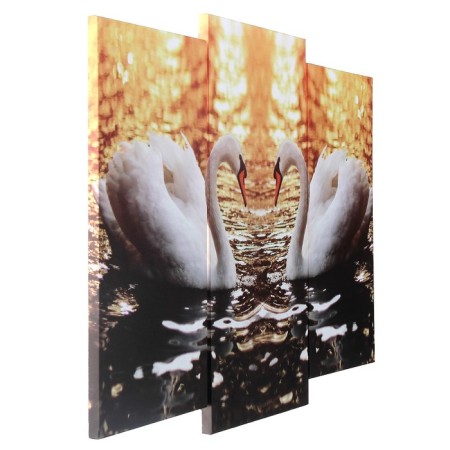 Modular picture "Swan Lake" (2-25x52; 1-30x60) 60x80 cm-1