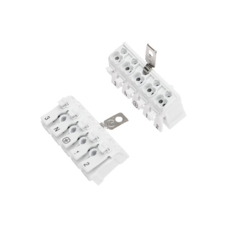 Spring Domestic connective KSP 5-Polus with ground and with mounting legs (50 pcs./Union) REX