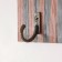 Decorative wood hooks "Abstraction. Flower in a vase" 1.5x19.2x23.3 cm