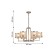 Bonbon chandelier, 6x40W E14, color gold