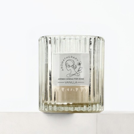Aromatic candle "Vanilla", 7.5 x 8.6 cm.-3