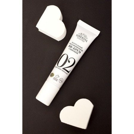 Natural moisturizing bb cream shining, tone No. 2 is light almonds, 30 ml-7