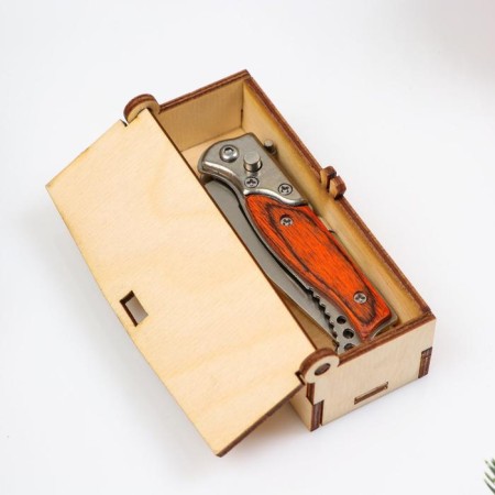 Folding “Pescar” knife 14.7cm, blade 64mm/1.5mm, in a gift box-4