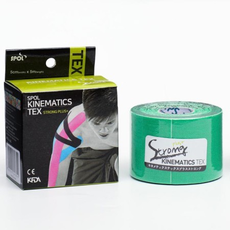 Kinesio Teip Spol Tape Strong Korean, 5 cm x 5 m, green
