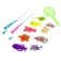 Fishing "sea inhabitants" 9 fish, 2 fishing rods, net