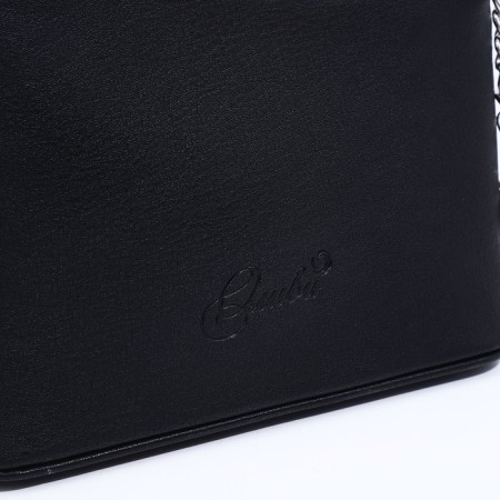 Cross-Bodi Bag "Olivi" on lightning, external pocket, black color-3