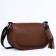 Cross-Bodi Bag on a zipper, brown color