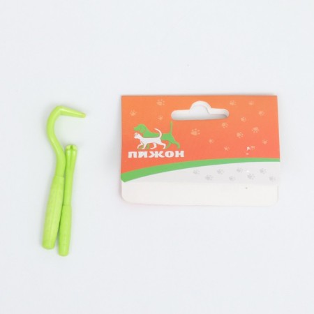 A set of ticks for ticks, 2 sizes, green-6