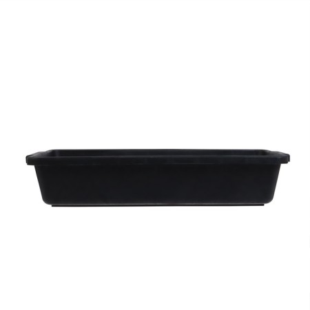 Box for seedlings, 45 × 20 × 10 cm, with handles, 5 l, black, "crop-6"-7