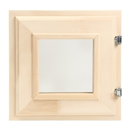 Window, 30 × 30cm, double glass of linden, outer opening-1