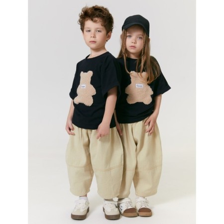 Children's T -shirt Amarobaby Bear, height 104 cm, black color-7
