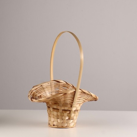 Wicker basket "Hat", 9x14/10x30 cm, natural