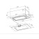 Hood Homsair Crocus Push 52, built -in, 850 m3/h, 3 speeds, 52 cm, white