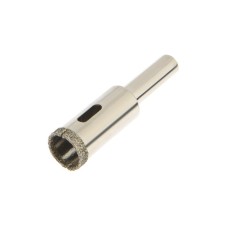 Diamond drill on glass and ceramics of the tundra, trihedral shank, 16 x 65 mm