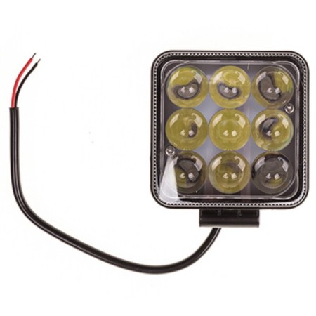 Farah LED SkyWay Off Road, square, 12 V/24 V, 27 W, 9 diodes, 105x105 mm