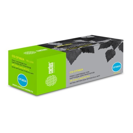 CACTUS CSTUS CS-CF382A CF382A, for HP LJ Pro M476DN/M476NW/M476DW, 2700 pages, yellow color