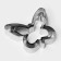 A set of forms for cutting the cookie “butterfly”, 3 pcs, chrome -colored color