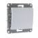 SE GLOSSA switch, 10 A, 1 key, IP20, hidden, white, GSL000111