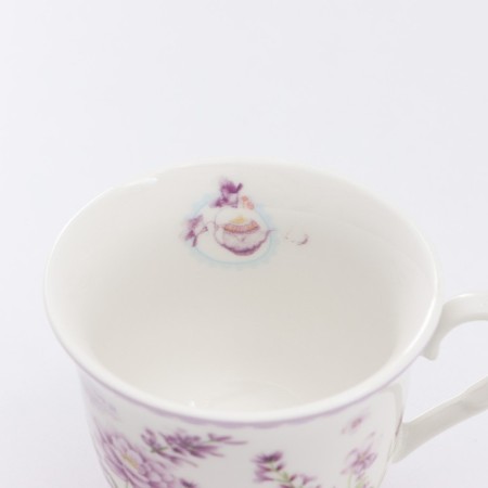 Tea service ceramic "Provence", 12 items: 6 cups 200 ml, 6 saucer d = 13.5 cm-5