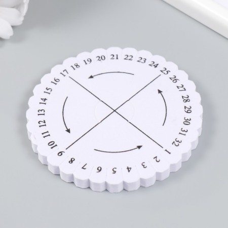 Kumihimo disk Round for weaving cords 10.3x10.3x1 cm-1