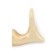 Furniture hook cappio bambi, two -rod, zinc, color satin gold