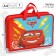 Plastic folder with A4 handles, on a zipper, 80x330x240 mm, cars