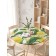 Tables on the table "Lemon tree", round, oxford, elastic band, size 140x140 cm, diameter 105-120 cm