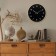 Wall clock, series: classic, smooth move, d-30.5 cm, gold