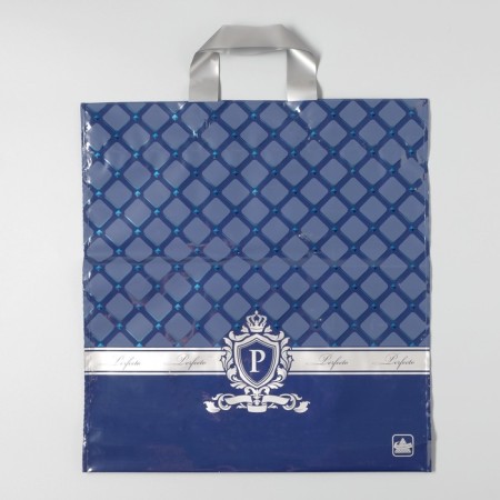 Perfecto sapphire package, polyethylene with a loop pen, 37 x 40 cm, 95 μm