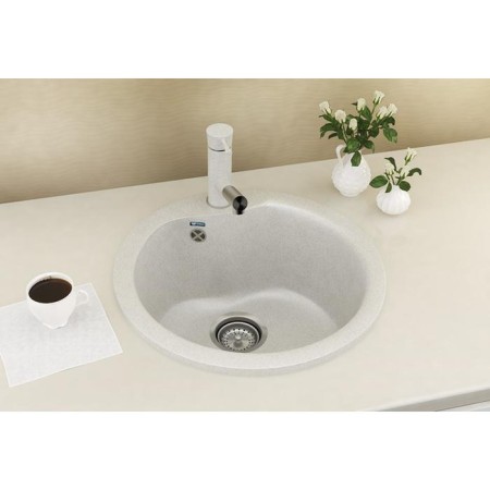 Kitchen wash Ulgran u102-344, d = 480 mm, ultra-black color-2